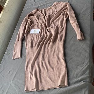 Nordstrom pink and metallic XS dress